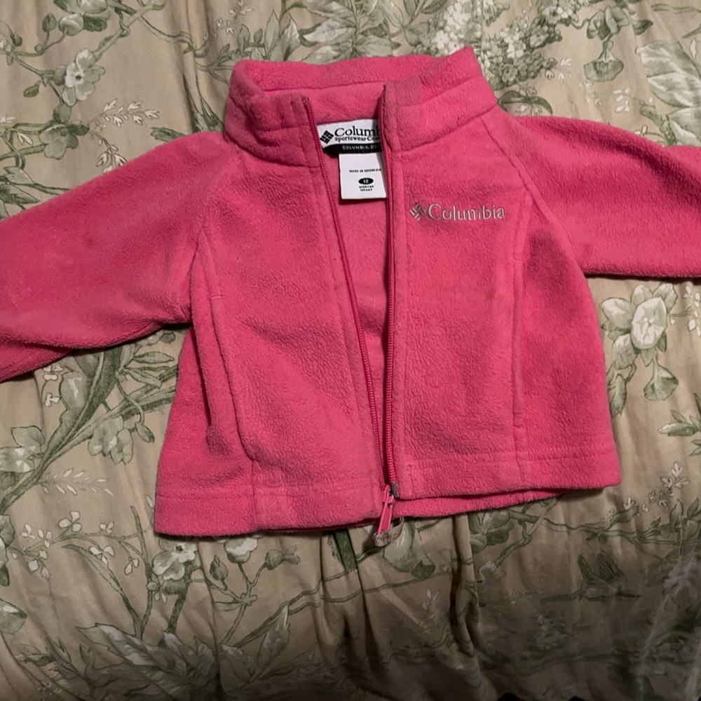 Columbia Vibrant Pink Fleece Jacket